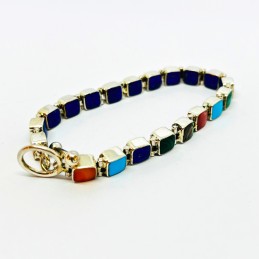 PULSERA CUADRILLÉ REVERSIBLE