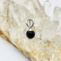 COLGANTE BOLITA OBSIDIANA GOTA