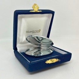 Espejo de Cartera Almeja en Lapislázuli Pequeño