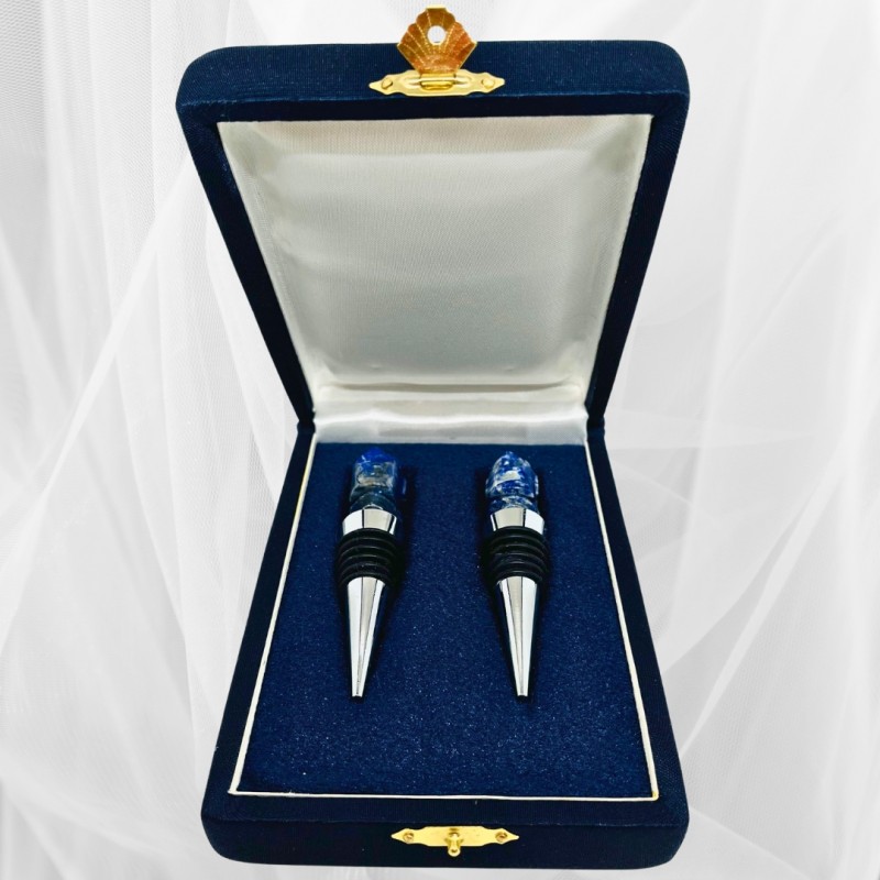 Set 2 Tapabotella Moai en Lapislázuli