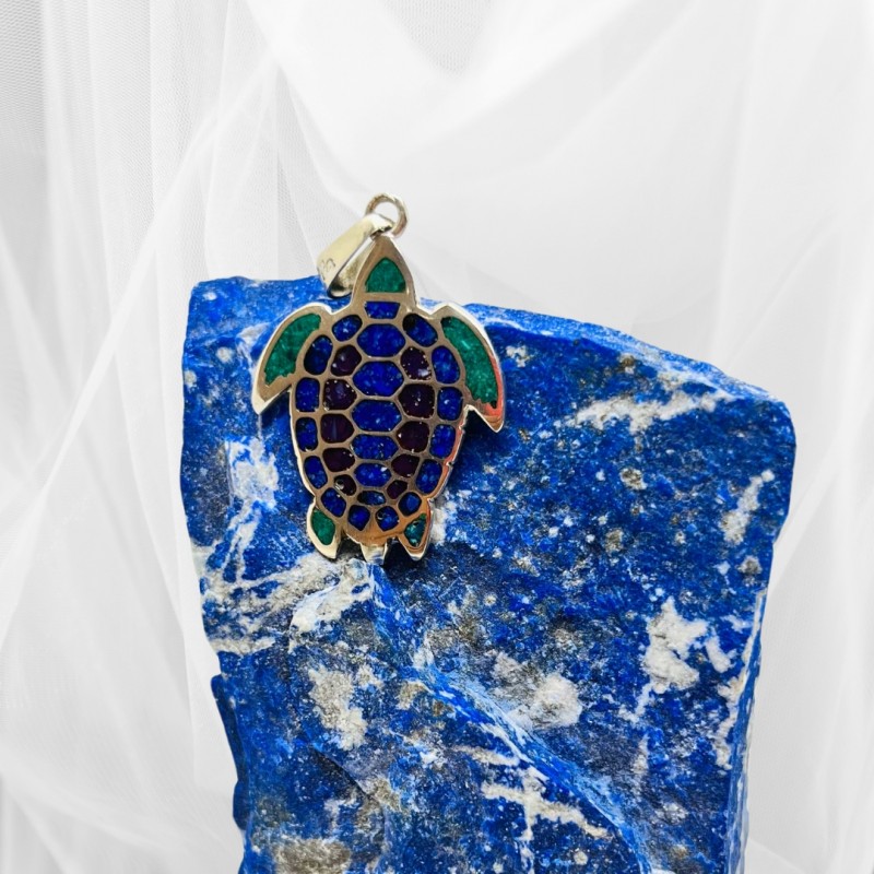 Colgante Tortuga en Diferentes Piedras