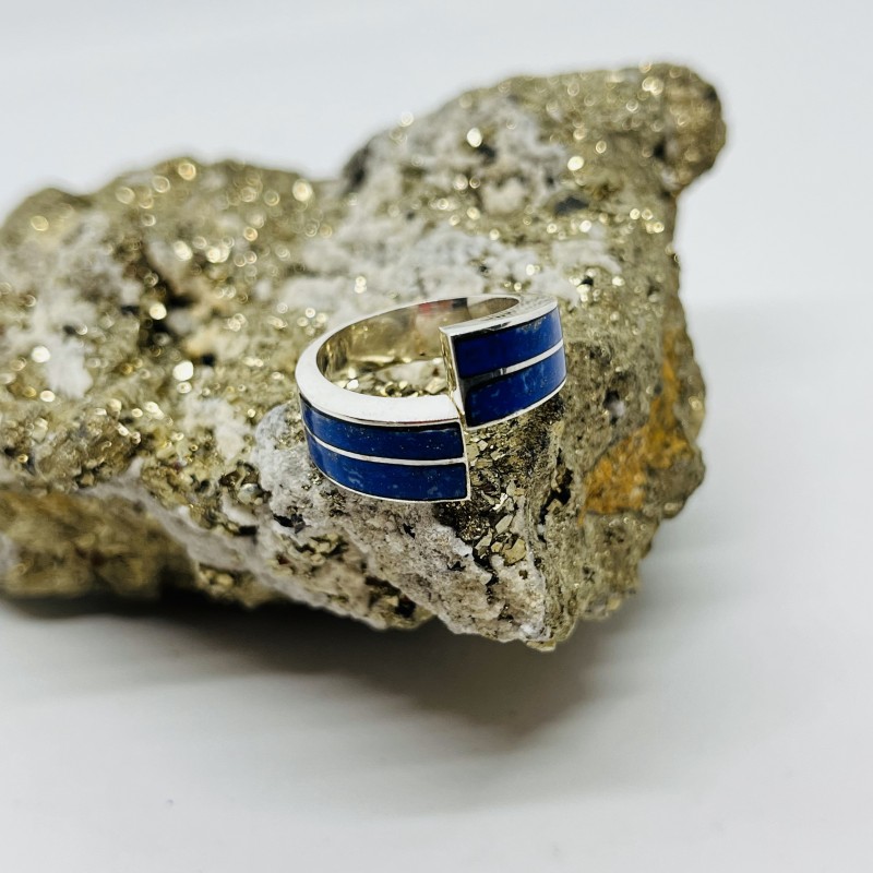 Anillo Cruzado doble en Lapislázuli Anillo Cruzado doble en Lapislázuli