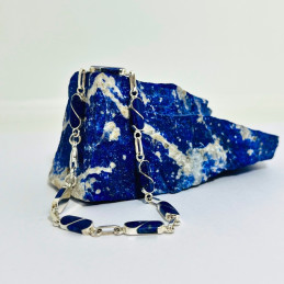 Pulsera S en Lapislázuli