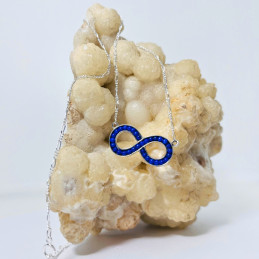 Colgante con Cadena Lemniscata en Lapislázuli