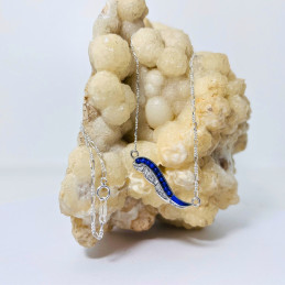 Colgante con Cadena Ala en Lapislázuli
