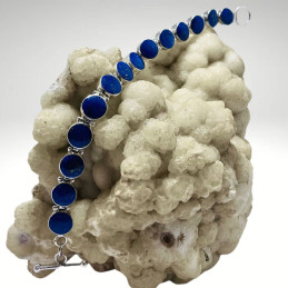 Pulsera Círculos Reversible en Lapislázuli y Diferentes Piedras