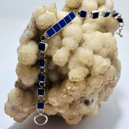 Pulsera Piocha con Módulos Reversibles en Lapislázuli y Diferentes Piedras