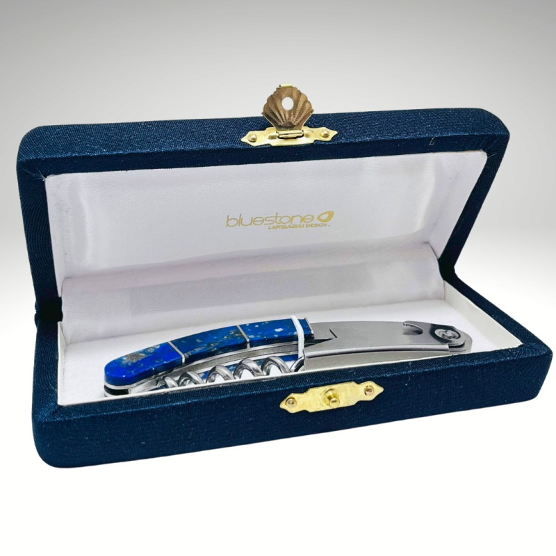 Cortapluma Destapado Enchapado en Lapislázuli