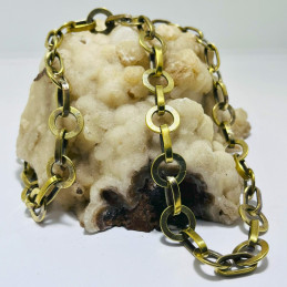 Cadena Eslabones y Arandelas en Bronce