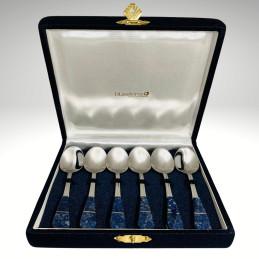 Set 6 Cucharas de Té o Postre en Lapislázuli