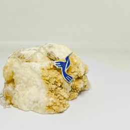 Colgante Colibrí en Lapislázuli con Cadena