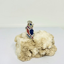 Colgante Búho Mosaico en Diferentes Piedras