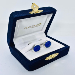 Colleras en Lapislázuli Óvalo Biselado