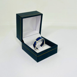 Anillo Lazo en Plata y Lapislázuli